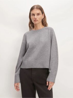 Everlane | The Cashmere Boxy Crew Sweater